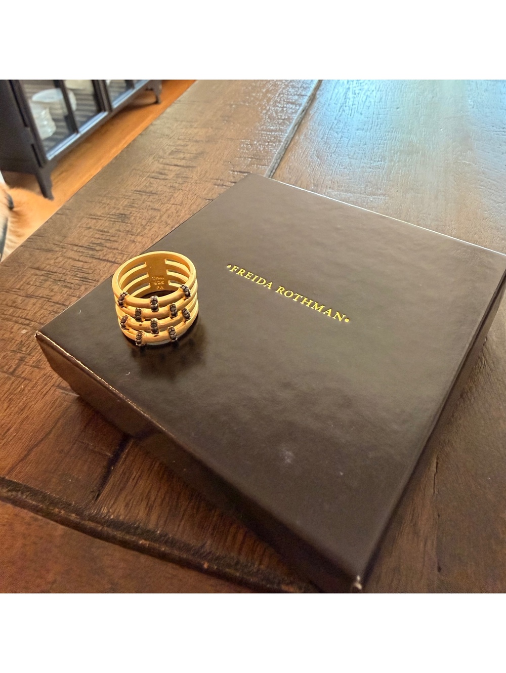 Frieda Rothman Statement Ring size 6 - Picture 2 of 5